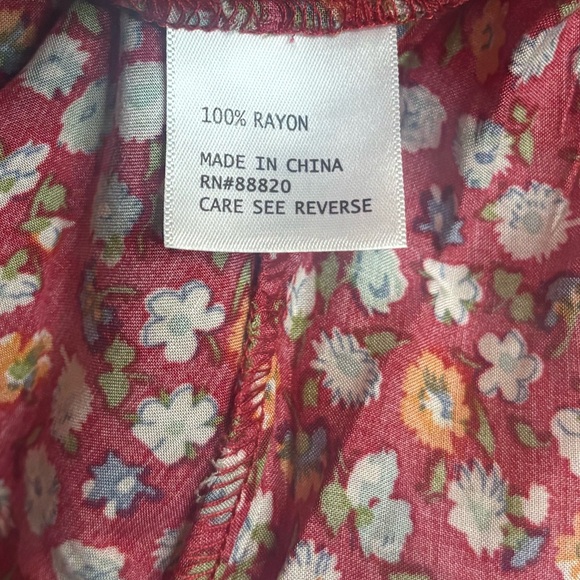 NWT Rose & Thyme flutter sleeve Blouse size L - Picture 3 of 4